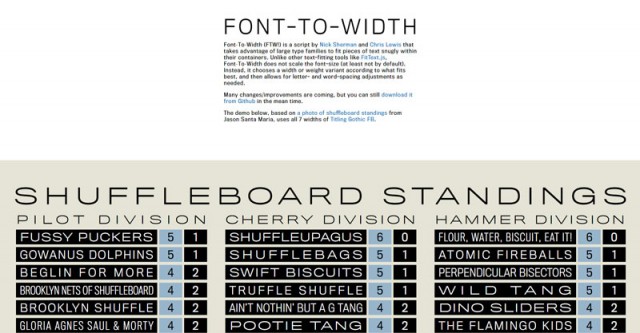 FONT-TO-WIDTH
