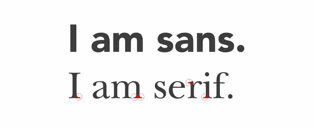 Sans VS Sans Serif