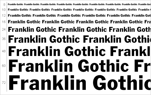 franklin gótico