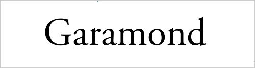 garamond typeface designer