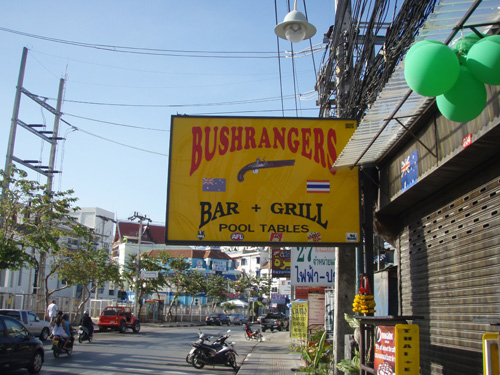 An Australian bar on the main street in Patong.