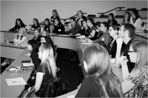 Audience at Boston University