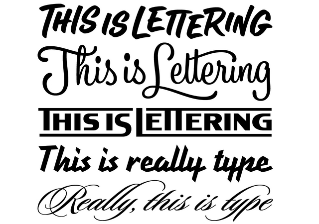 Lettering is Not Type: Clear Definitions for Commonly Abused Terms