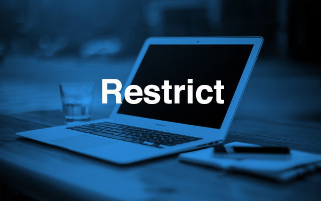 Restrict