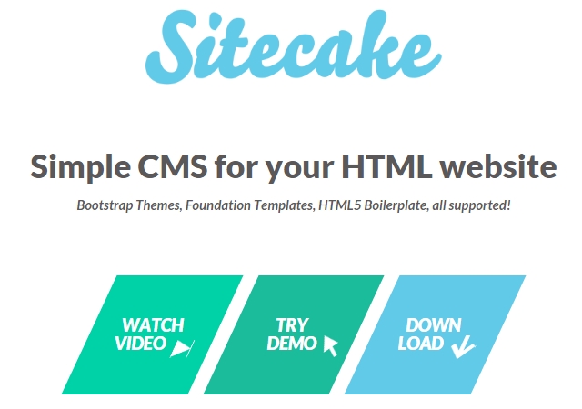 Sitecake: A Simple CMS for HTML Websites