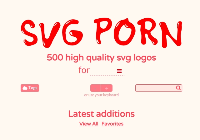 SVG PORN: 500 Categorized Vector Logos Collection