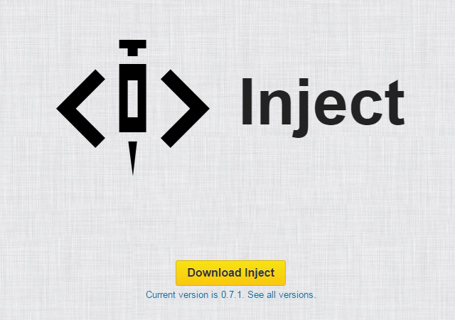 Inject: Dependency Management for the Browser