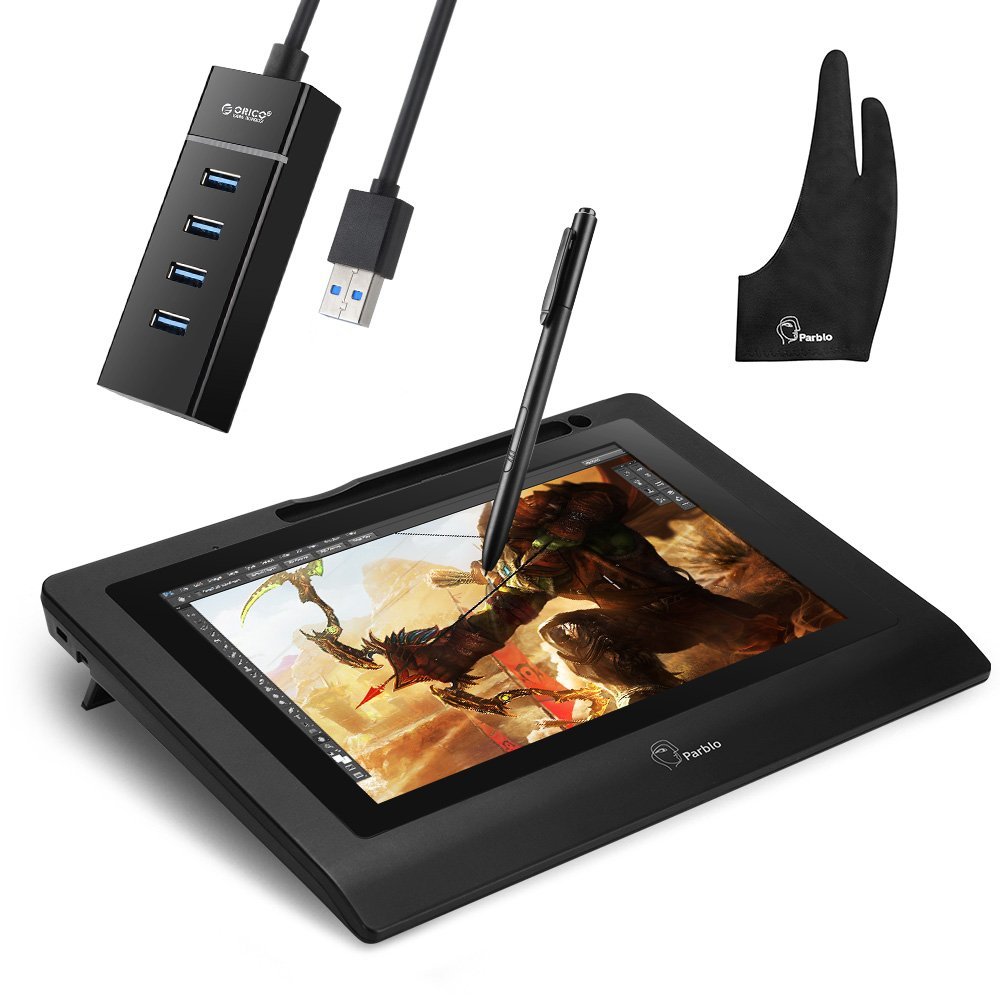 Parblo Coast10 10.1″ Digital Pen Tablet Display Drawing Monitor