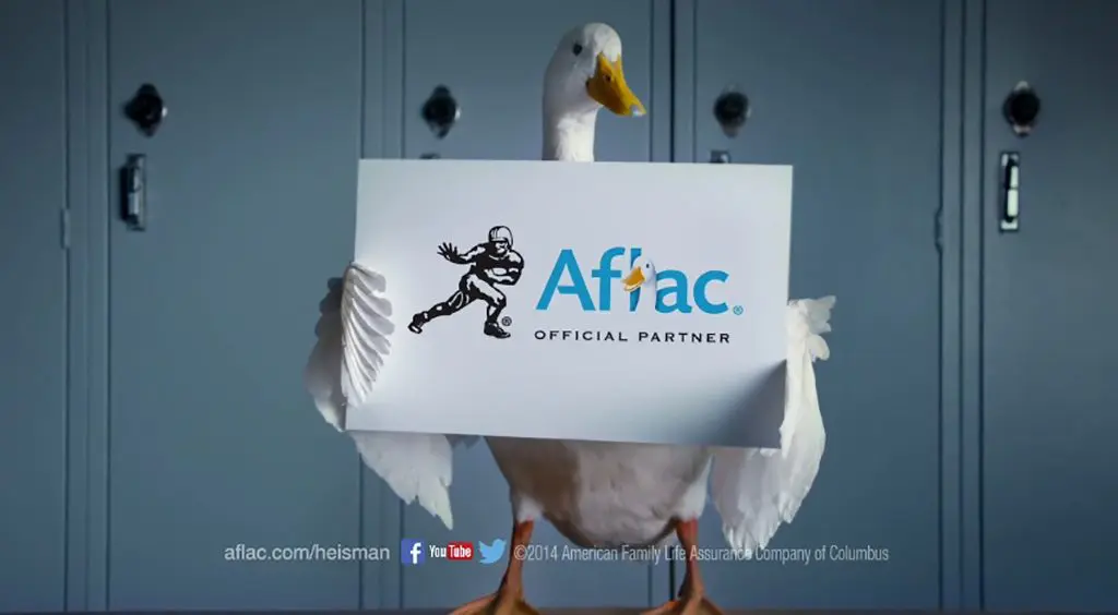 Image of an Aflac advertisement