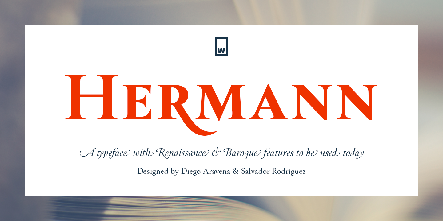 Hermann - best serif fonts