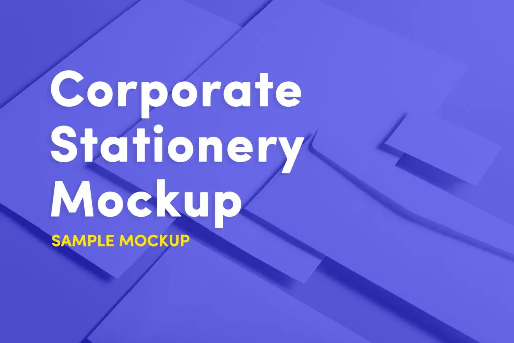 Corporate Stationery Mockup Template Pack Free Download