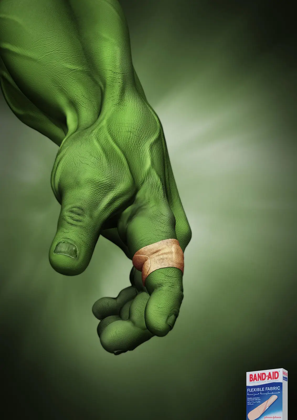 Creative advertising poster- Hulk