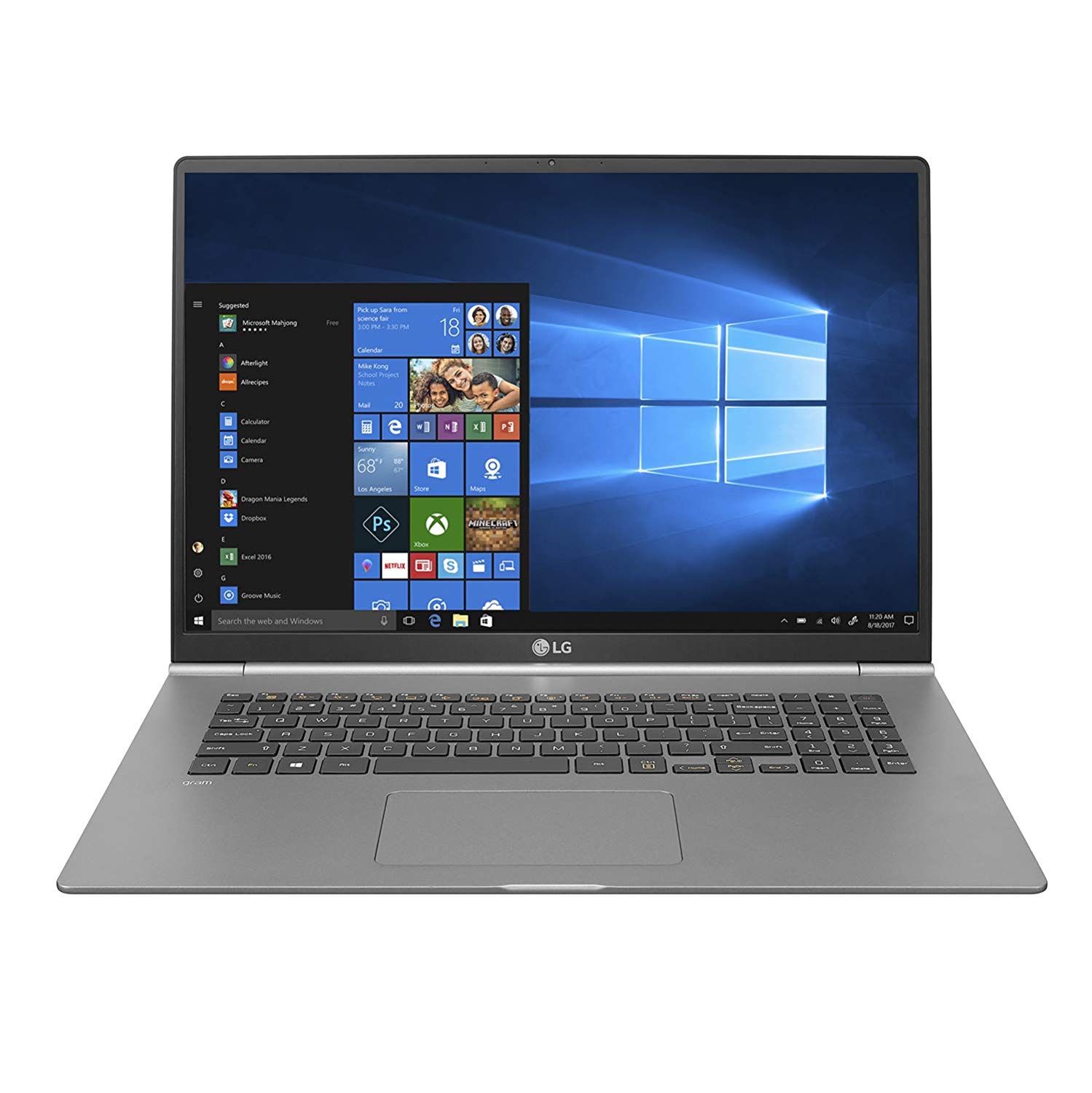 Mejores laptops para programar, codificación y desarrollo- LG Gram 17