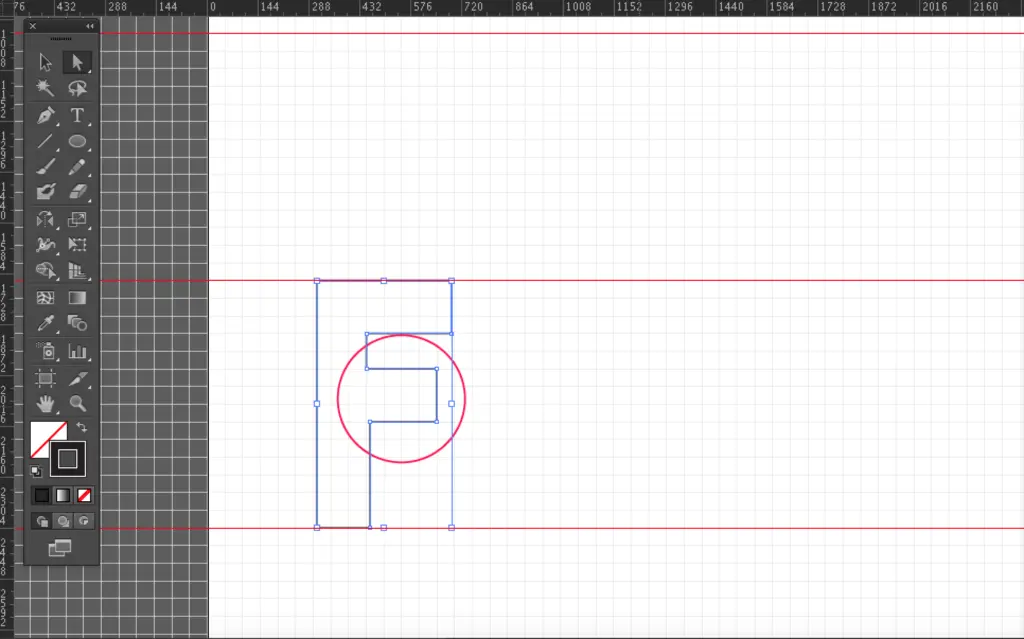 How to edit the lower extender of your F shape