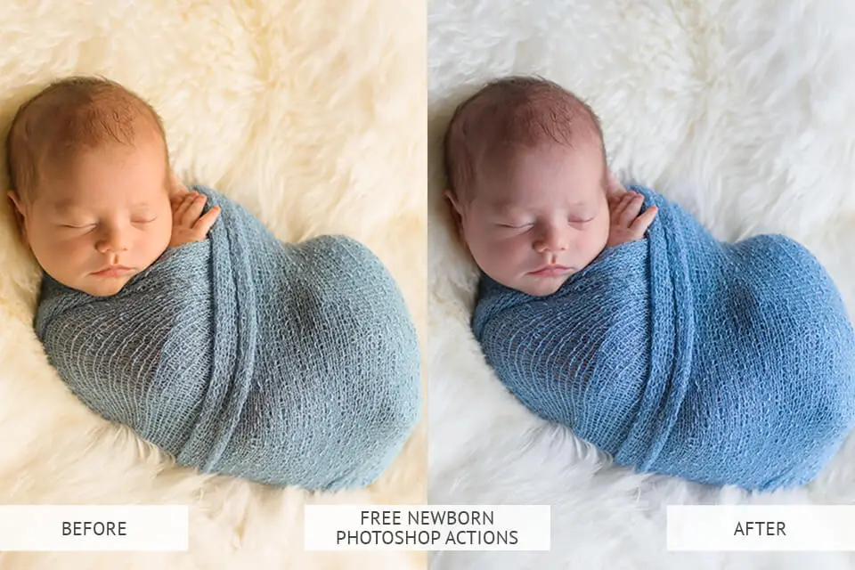 Free Newborn Photoshop Actions