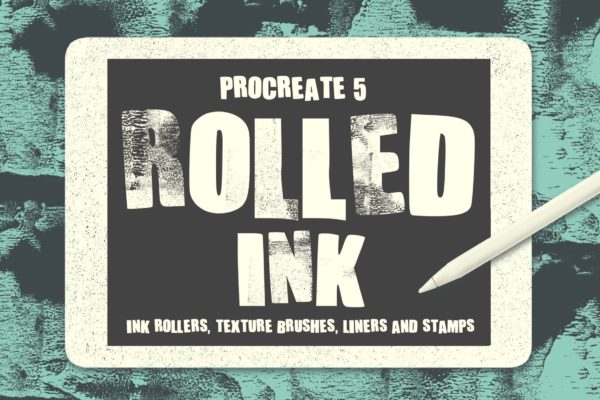 Rolled Ink Brushes