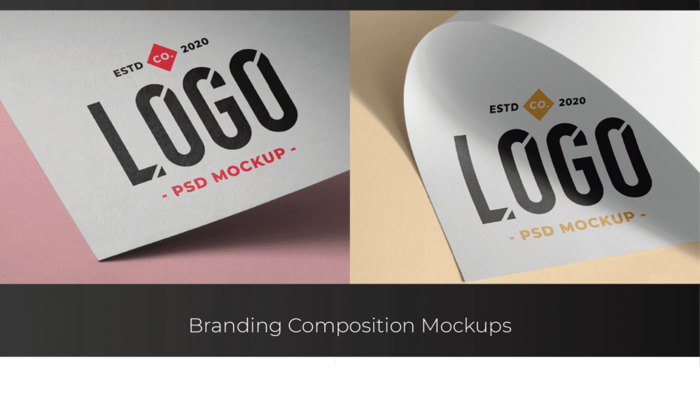 Download Freebie Branding Mockup Template Bundle Logos Cards Posters Just Creative PSD Mockup Templates