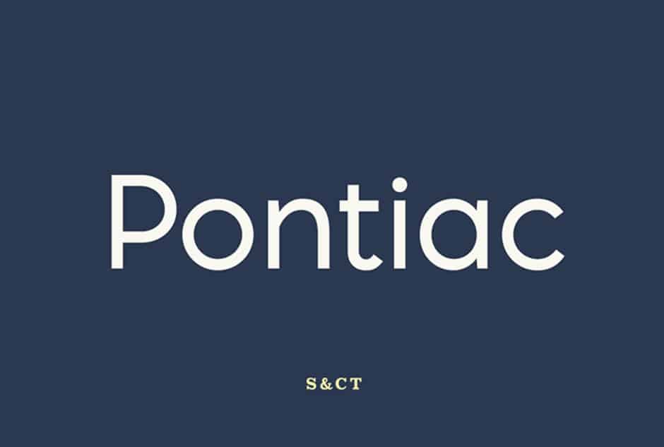 Pontiac Font