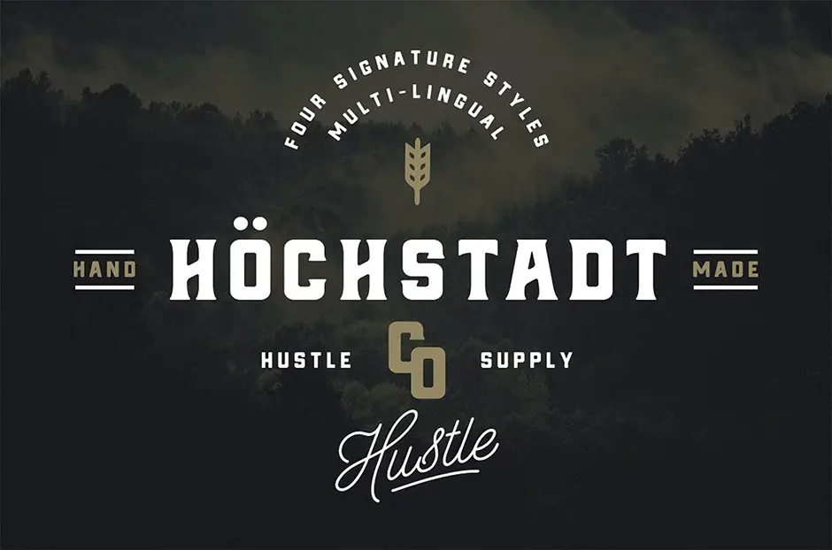 Hochstadt Typeface