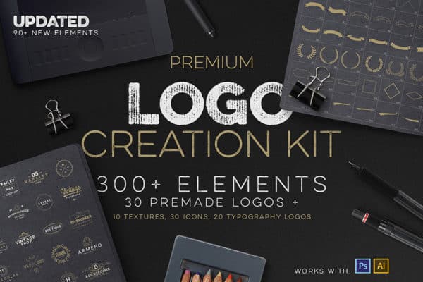 Top 30 Logo & Branding Design Kits for Designers