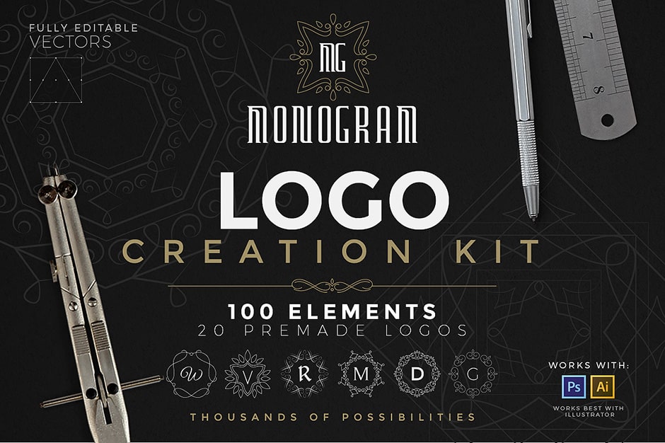 Logo Creation Kit Monogram Edition