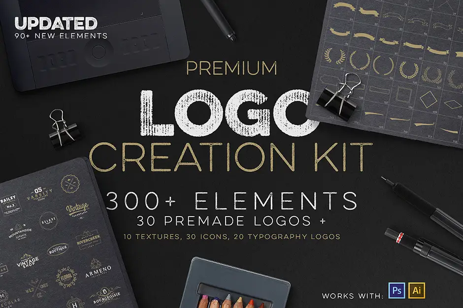 30+ Best Logo Creator Kits & Branding Templates for Designers