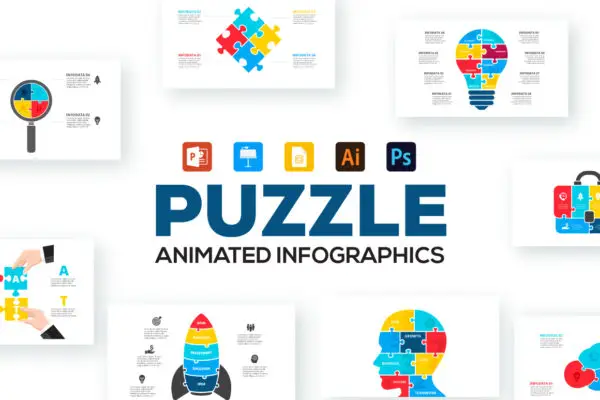 Puzzle Infographics Presentations