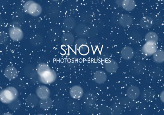 Snow Photoshop brushes