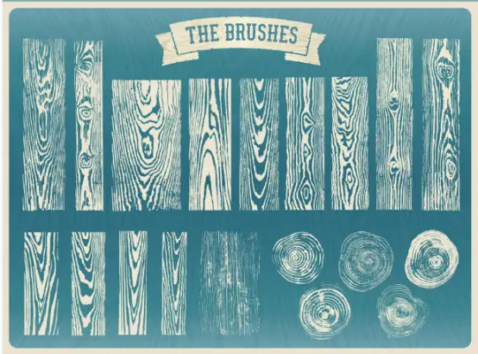 Wood Grain Brushes 