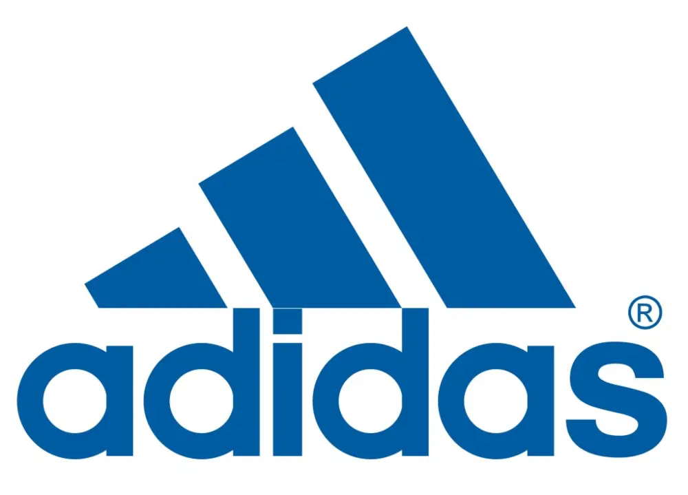 Adidas logo mountain shape represents overcoming challenges