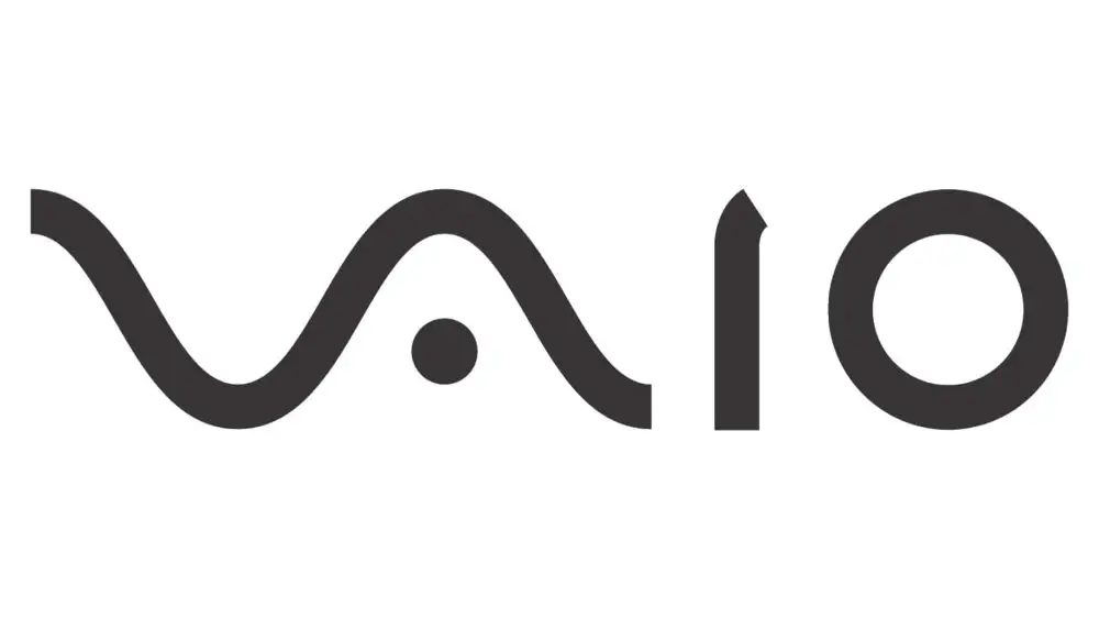 VAIO logo contains digital and analog symbols