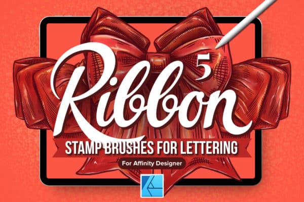 5 Ribbon Affinity Stamp Brushes