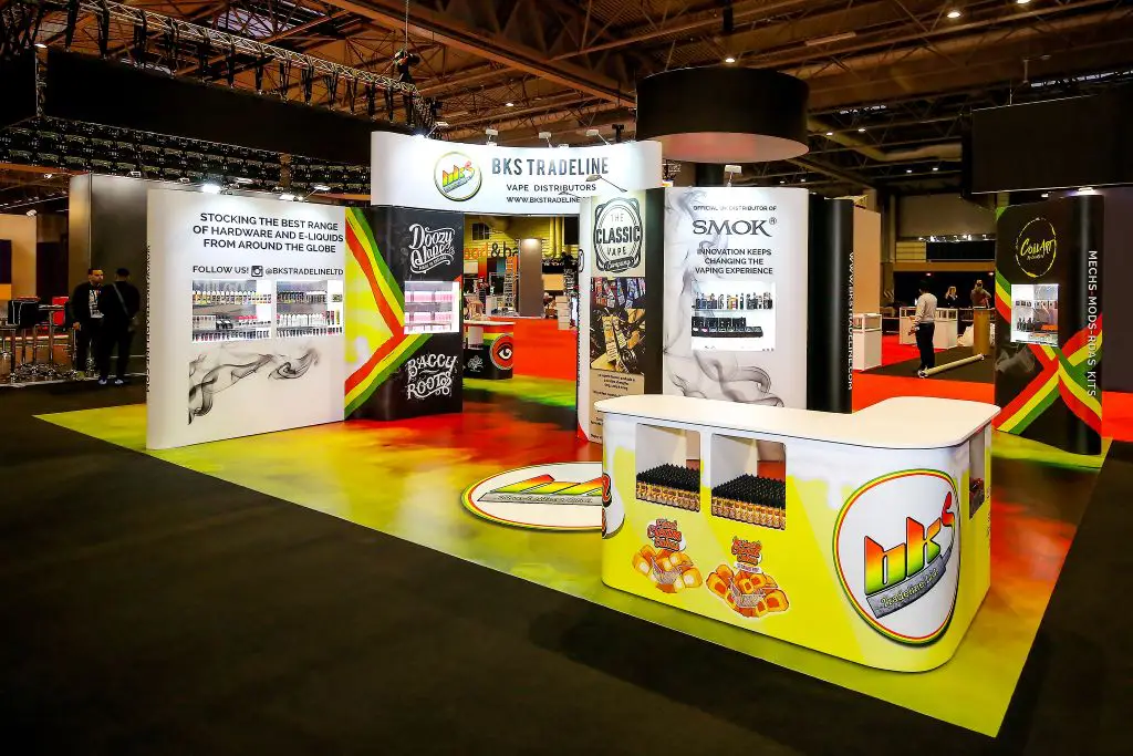 Large format graphic design exhibition stand