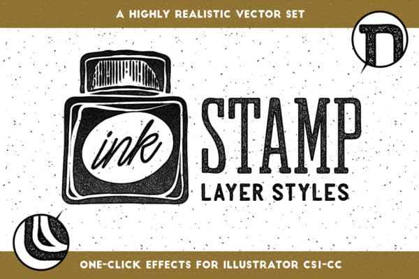 Ink Stamp Layer Styles
