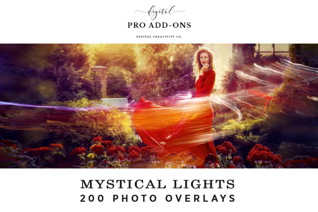 Mystical Lights 200 Photo Overlays