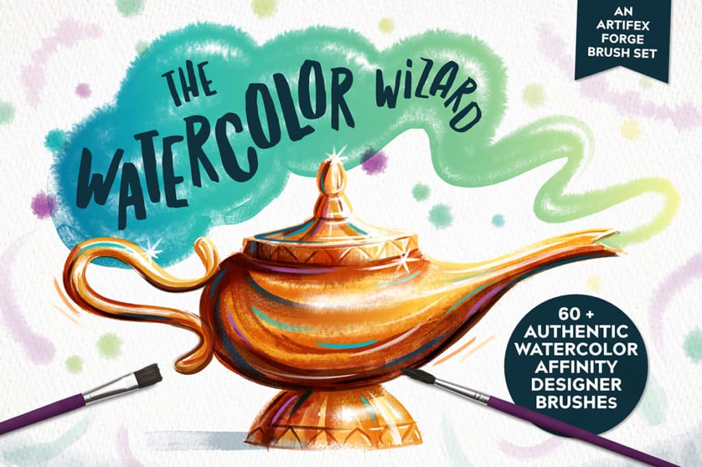 free watercolor brushes for affinity designer