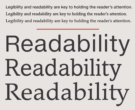 Text Readability in Apps is Impacted by Typography Choice