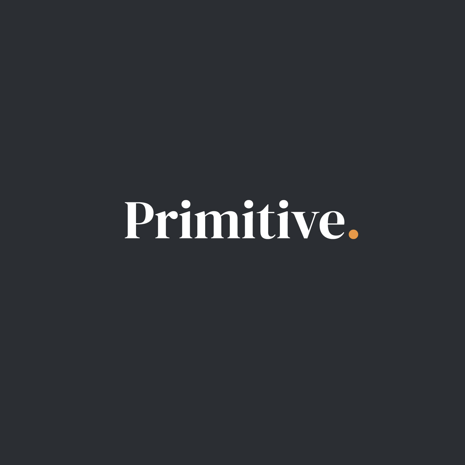 Primitive Logo on Grey