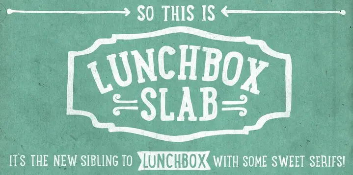 Lunchbox Slab Font Family