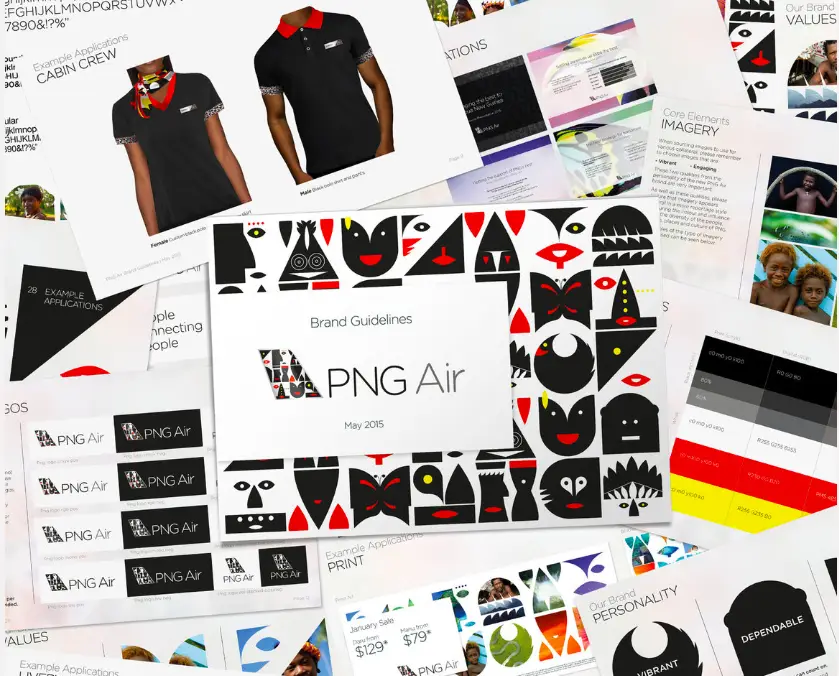PNG Air branding to target a new audience