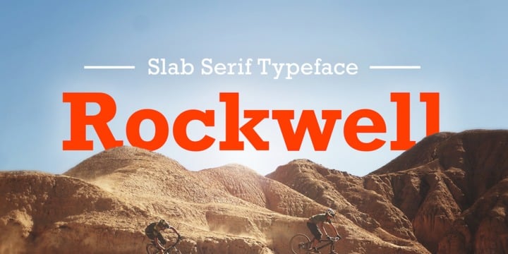 Rockwell - Best Slab Serif Font