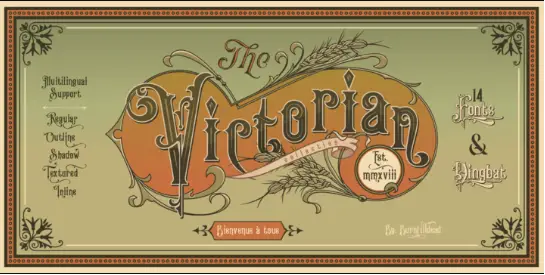 Victorian Fonts Collection