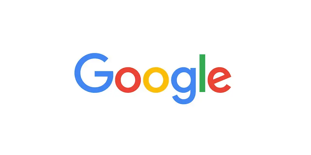 The Google Logo as of 2015, featuring sans-serif logo font