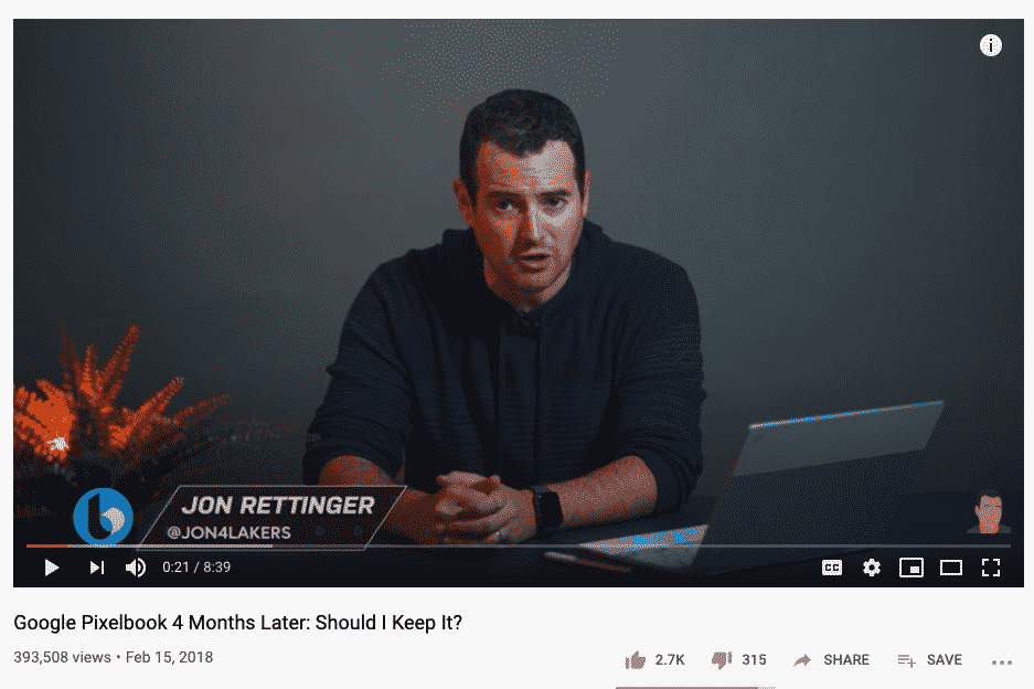 YouTube influencer marketing campaign - Jon Rettinger