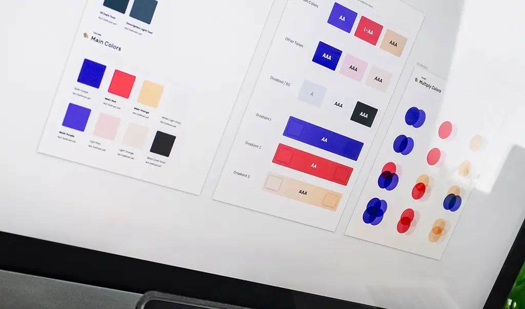 Brand style guidelines - Color palette