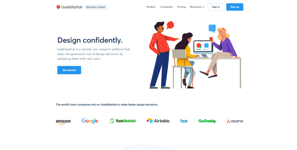 UsabilityHub tool to increase website conversions