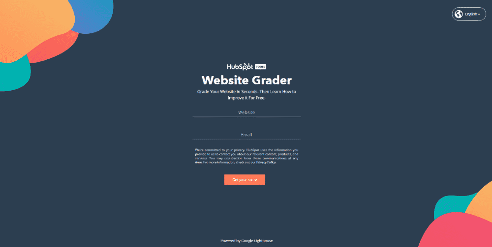 Website Grader tool to increase website conversions