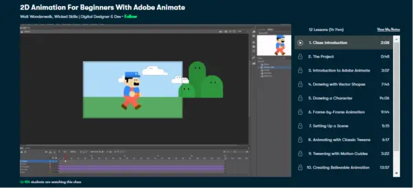 2d animation for beginners with adobe animate