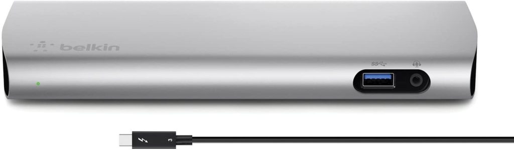 Mejores accesorios para MacBook de Apple - Estación de acoplamiento Thunderbolt 3 de Belkin