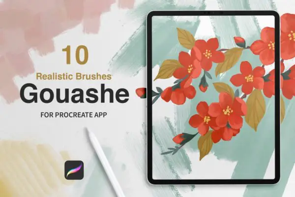 Gouache Brushes for Procreate 2